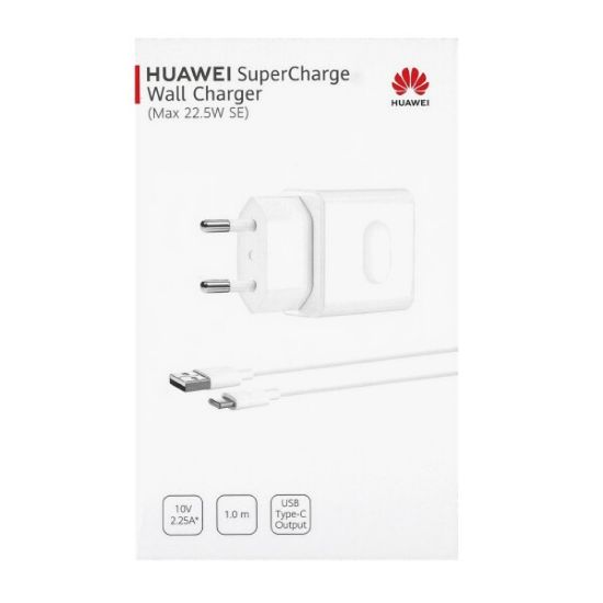Bild von Huawei Super Charger + USB C Cable 22.5W (55033325) - White