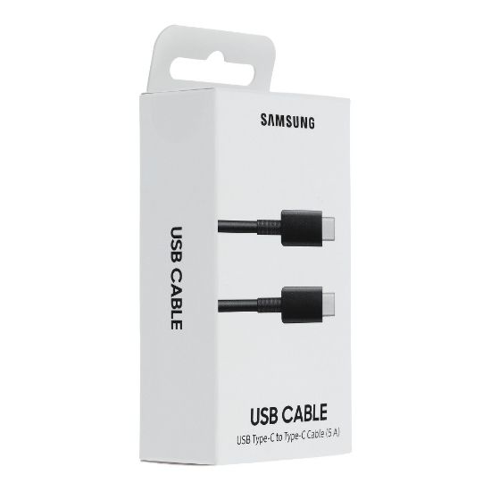 Bild von Samsung USB Data Cable Type-C To Type-C 1 Meter - Black (EU Blister) EP-DA705BBEGWW