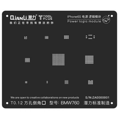 Bild von QianLi 3D iBlack iPhone 6s Power Logic Module BGA Reballing Stencil