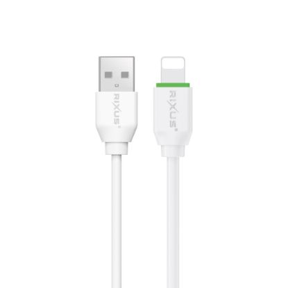 Bild von Rixus RX2017AL Data Sync And Fast Charge Cable USB To Lightning 300cm