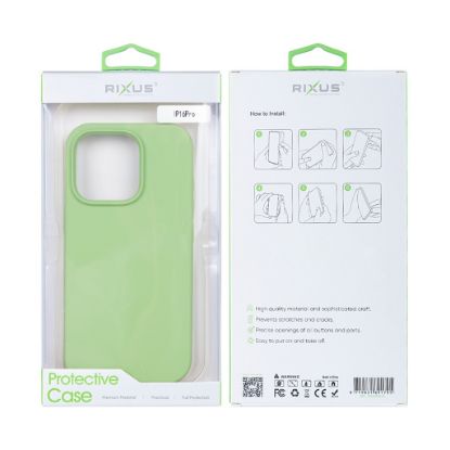 Bild von Rixus Soft TPU Phone Case With MagSafe For iPhone 16 Pro Matcha