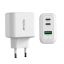 Bild von Rixus RXHC67 67W GaN Multi Port Power Adapter White