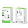 Bild von Rixus RXHC67 67W GaN Multi Port Power Adapter White
