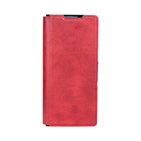 Bild von Rixus Wallet Case For Samsung Galaxy Z Fold 6 With Pen Holder Red