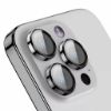 Bild von Rixus For iPhone 15 Pro, 15 Pro Max Metal Shield Camera Tempered Glass White Titanium