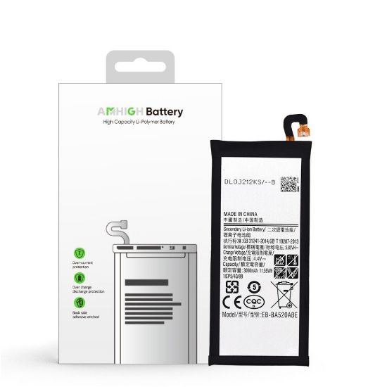 Bild von For Samsung Galaxy A5 2017 (SM-A520F) Battery 3000 mAh EB-BA520ABE (AMHigh Premium)