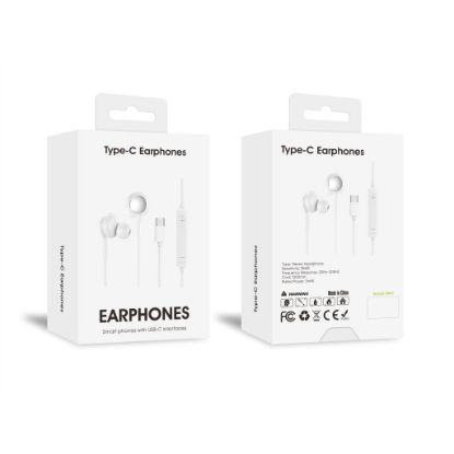 Bild von Pop-Up In-Ear Type-C Wired Earphone ER02 White