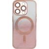 Bild von Gilter &amp; Glossy TPU Case For iPhone 15 Pro - Silver Pink