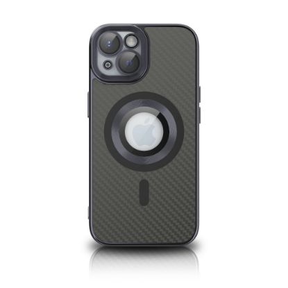 Bild von NY Carbon Glossy TPU Case For iPhone 15 Plus - Black