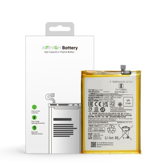 Bild von Xiaomi Poco M5 4G (22071219CG), Poco M4 5G (22041219PG) Battery BN5H - 5000mAh (AMHigh Premium)