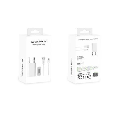 Bild von Travel Adapter CH5W02 Lightning To USB-C 5W White