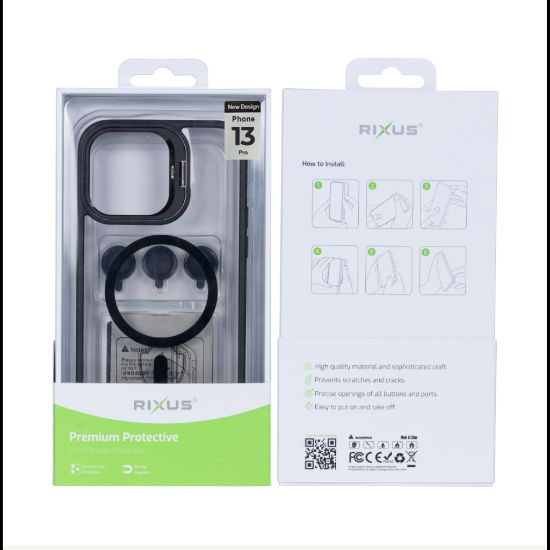 Bild von Rixus Classic 03 Case With MagSafe For iPhone 13 Pro Black