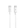 Bild von Rixus RXUC15C USB-C to USB-C Nylon Braided Cable 100CM White