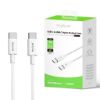 Bild von Rixus RXUC15C USB-C to USB-C Nylon Braided Cable 100CM White